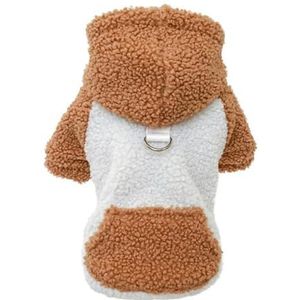 Huisdier Kleding Warm Fleece Sweatshirts Geborsteld Sweatshirts Hond Kleding Dierbenodigdheden Huisdier Accessoires Leuke Hond Hoodie-C-XL 6.5-8kg