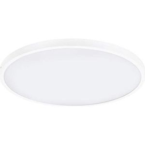 EGLO LED plafondlamp Fueva 1, 1 lichtpunt, materiaal: aluminium, kunststof, kleur: wit, Ø: 60 cm, warm wit