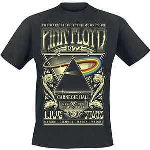 Pink Floyd The Dark Side Of The Moon - Live On Stage 1972 T-shirt zwart XL