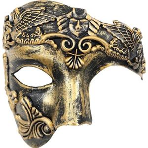 Bemvp Venetiaans feestmasker, vintage ontwerp, halfgelaatsmasker, Romeinse carnaval, maskerade, masker, Halloween, feestdecoratie, masker