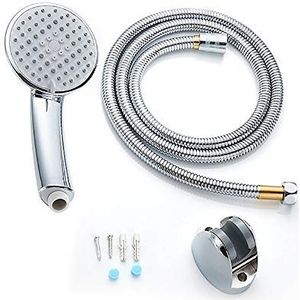 KJJFIPCXP Handheld Douchekop Hoge Druk Massage Spa Afneembare Hand Held Douchekop Chrome Gezicht Met Slang en Verstelbare Beugel