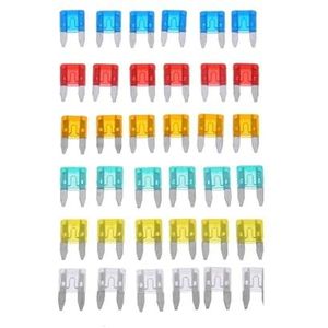 Auto Car Styling Cars Truck Mini Fuse Mixed Set Kit Safety Assortment Mini Truck Blade Fuse Replacement (Color : 60PCS)