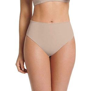 Leonisa Tummy Control String Knickers voor vrouwen - Hoge taille Afslanken Broek - beige - M