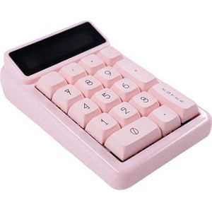 Sanerfa KM17 Mechanische Numerieke Toetsenbord 17 Toetsen Numpad Toetsenbord Calculator Efficiënte Gegevensinvoer, Hot Swappable