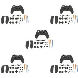 Tityvirnix 5 set Full Shell Kit Vervanging Cover Case Set voor Zwart