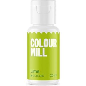 Colour Mill Oil-Based Food Coloring, 20 Milliliters Lime