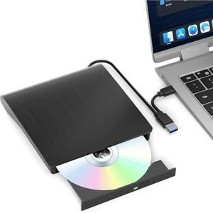 Externe schijf CD DVD-speler Optische schijven for laptop Desktop Brander Compatibel met Windows 11 10 Mac OS