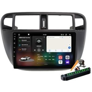 M6 pro plus3,Auto Stereo Android 14.0 Radio Sat Nav voor Civic (EJ/EK/EM) 1995-2001 GPS Navi 9'' Cartablet Multimedia Video Player FM BT Ontvanger met Carplay 4G 5G WiFi DSP SWC