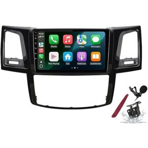 Android 14 Autoradio Sat Navi voor T-oyota Fortuner/HILUX(2008-2014) 9 Inch Touchscreen Multimedia Speler met Draadloze Carplay GPS Navigatie FM RDS Bluetooth 5G-WiFi SWC DSP,M700s