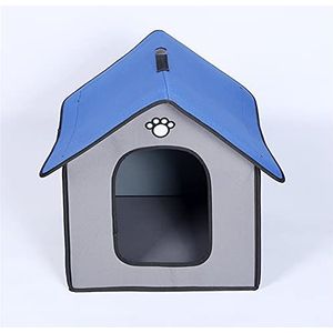 Outdoor Rainproof Waterdicht Groot Hond Huis Huisdier Cage Park PET voor Labrador (Color : Gray, Size : L)