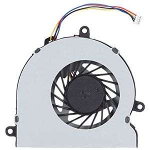 Laptop Koelventilator, Aluminium DC 5V CPU Ventilator, Vervangende CPU Koelventilator voor 14-R020/TPN-C116/TPN-C125/15Q-AJ006TX, 4-pins Power Connector
