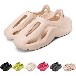 Foam Runner Schoenen voor mannen en vrouwen, ademende lichtgewicht slippers, Beige, 42.5/45 EU
