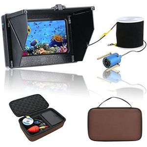 Onderwaterviscamera, 1 5m / 30m 1200TVL Viszoeker onderwater vissen camera 4.3 inch monitor 1 0 stks LED Nachtzicht 195 graden camera om te vissen(F010M85-15M)