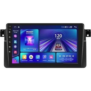 Android autoradio voor BMW E46 1999-2005, 9 inch touchscreen autoradio Autoaccessoires met GPS Bluetooth FM RDS HiFi WiFi(F1 1+32G)