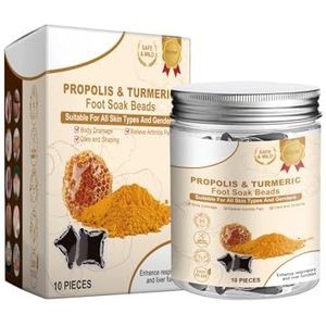 Propolis Voetbadparels - Hydraterend En Verzachtend Voetbad, Natuurlijke Detoxondersteuning