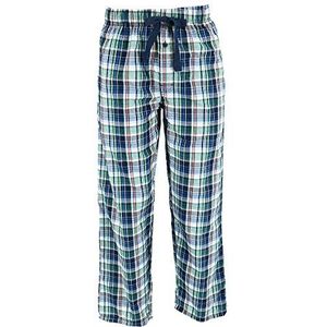 Fruit of the Loom Mannen Geweven Slaap Pyjama Pant Bottom, Blauw, 5XL