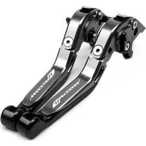YIJIEBAO Geschikt for SYM MAXSYM TL 500 TL500 MAXSYMTL500 2020-2023 Motorfiets CNC Verstelbare Opvouwbare Uitschuifbare Remkoppelingshendel Met Logo Motorfiets Rem Koppeling(D)