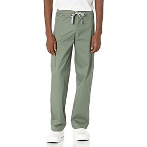 WonderWink 500AOLIVSM Wonder Work Unisex Trekkoord Cargo Pant, Olijf, Standard-S Maat