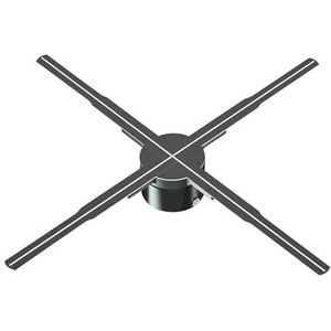 Holografische waaier, 65 cm Holografisch Fan Scherm 768 Led Teken Neon HD 2000 * 1536 Resolutie Blote Oog 3d Hd Projector reclame Licht Videoprojector