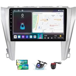 Android 13 10 Inch 2 Din QLED Autoradio Voor Toyota Camry 7 2014-2017 - Camera DVR - Steun Carplay Android Auto DSP Stuurwiel FM RDS DAB WIFI 4G Bluetooth 5.0 Split-Screen(NF-7)