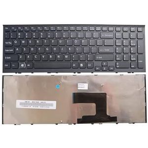 US LAPTOP TOETSENBORD VOOR SONY VPC-EL PCG-71C11V PCG-71A11T PCG-71A12T PCG-71911M PCG-71C11M Drie schroeven(Black)