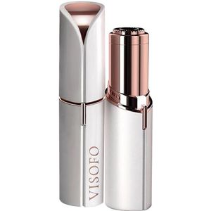 Gezichtshaarverwijdering voor Vrouwen - Elektrisch Scheerapparaat, Kleine Dermaplaning Tools, Epileerapparaat Trimmer, Dermaplane Scheermesjes, Schoonheid Accessoires van VISOFO (Coral)