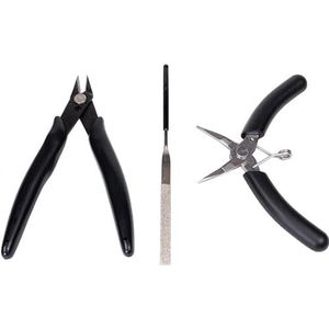 PRO Cutters Toolkit, metalen DIY Model Buigen Tool Set, 3D Metalen Puzzel Montage Gereedschap Inclusief 3-delige Tool Kit, Geweldige Assistent voor 3D Metalen Legpuzzels Montage door Metal-Time.