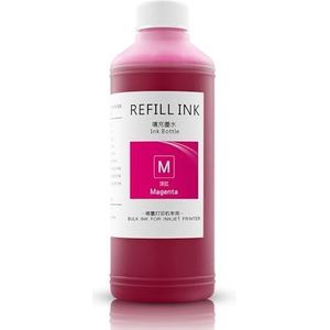 1000ML Dye Ink Refill for De-ignJet 500 510 700 750 800 1000 1050 1055 2000 3000 4000 4020 4500 4520 inkjetprinter(Magenta)
