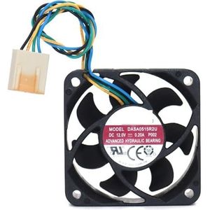 Ventilator voor AVC DASA0515R2U DC 12V 45x45x15mm Server Vierkant 4515 4,5cm 4-draads PWM-koelventilator
