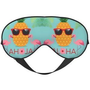 Ananas Flamingo Slaap Eye Mas Bijgewerkt Ontwerp Licht Blokkerende Night Eye Blinder Mannen Vrouwen Shift Werk Reizen