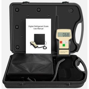 Therm La Mode Elektronische Koelmiddel Schaal Draadloze Opladen Recovery Schaal voor HVAC Bedrade Afstandsbediening Draagbare Case 50kgs