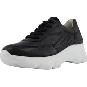 Paul Green Sneaker 5165-022, glad leer, zwart, dames, zwart, 38 EU