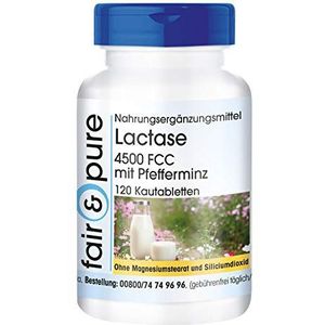 Fair & Pure® - Lactase tabletten - hoge dosering - 120 kauwtabletten - 4500 FCC