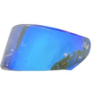 Motorhelm vizier lens, Helmvizier, motorhelmvizier for LS2 FF800/FF320/FF328/FF353 helmvizier vervangende zonnebrandcrème voorruit (helder)(Revo Clear Blue)