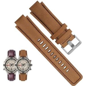 dayeer Mannen Canvas Horlogeband Geschikt Voor Timex Tij Kompas T2N720 T2N721 T2N739 Nylon Horlogeband Vervanging Accessoires (Color : Light Brown Silver, Size : 24-16mm)