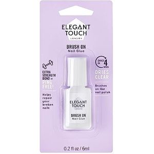 Elegant Touch Brush On nagellijm, per stuk verpakt (1 x 6 ml)