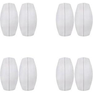 Afneembare schoudervullingen van schuimrubber, 1/2/4PCS paar siliconen schoudervullingenZachte beha antislip schouderriemvullingen(7 X 9 4pcs)