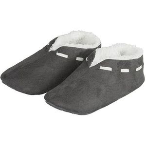 Apollo Spaanse Dames Sloffen | Grijs | Maat 41/42 EU | Comfortabele Pentoffels Dames voor Winters | Anti-Slip Pantoffels Dames Voor Binnen Buiten