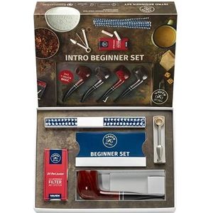 Vauen pijp roken Starter Kit - Bruin en Rechte versie