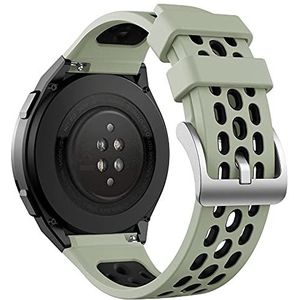 ACTECH Armband compatibel met Huawei Watch GT2e, verstelbare siliconen armband, reservearmband voor Huawei Watch GT 2e, Groen, modern