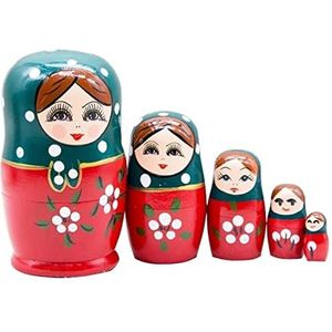 Russische nesting matroesjka babushka poppen diy ambachten 1 set unpainted hand cut hout montessori baby ontwikkeling speelgoed - Pop kopen? | Korting tot 25