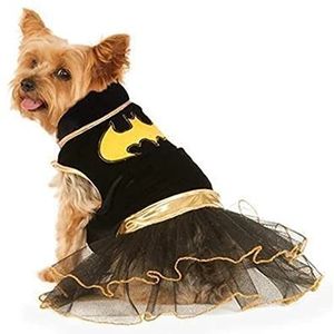 Rubie's 580323L Officiële DC Comics Batgirl huisdier hond kostuum tutujurk, groot (nek tot staart 22 inch, borst 20 inch)