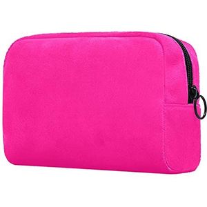 Cosmetische tassen voor vrouwen, roze-blauw patroon zeemeerminschaal reizen cosmetische tassen, multifunctionele draagbare make-uptassen, reizen cosmetische tas organizer voor vrouwen, Multi kleuren