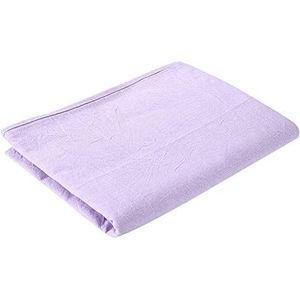 Salon laken - 8 kleuren schoonheid massage lakens spa bank hoes zachte katoenen dekbedovertrek met gezicht adem gat (lila)