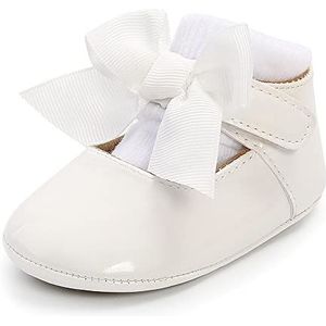 Baby meisjes prinses schoenen Baby eerste wandelschoenen Toddler Mary Jane schoenen Infant PU leer Prewalkers met sok voor 0-6 maanden