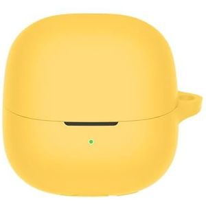 Voor Xiaomi buds 5 hoofdtelefoon case Siliconen hoesje Drop-proof en stofdichte hoofdtelefoon case (Geel)