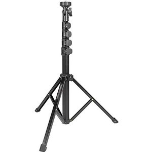Statief Camera Tripodaluminum Legering Vloer Stand Live Tripod Camera Fotografie Stand Camera Statief (Color : Black, Size : 155cm)