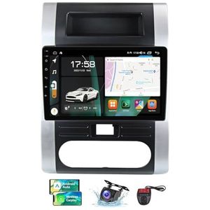 Android 13 Dubbel DIN autoradio voor Nissan X-Trail 2 T31 2007-2015-GPS Navi | Gratis achteruitrijcamera| 9 inch Scherm met Carplay Android Auto/FM RDS DAB/Bluetooth/SWC/DSP Stereo(NF-4)