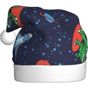 MDATT Kerstmutsen - feestelijke fotorekwisieten voor kerstfeesten, verschillende ontwerpen voor volwassenen, grappige astronautendinosaurusraket