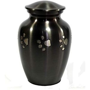 ESPLANADE Pet Crematie Urn Memorials Container Pot | Messing Urn | Metalen urn | Begrafenis Urn | Gedenktekens Keepsake | Hond Kat urn (Grijs 30 lbs)